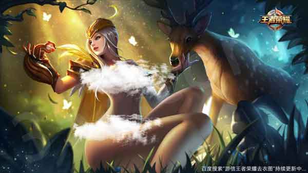 王者荣耀女英雄虞姬去衣图 虞姬邪恶福利图