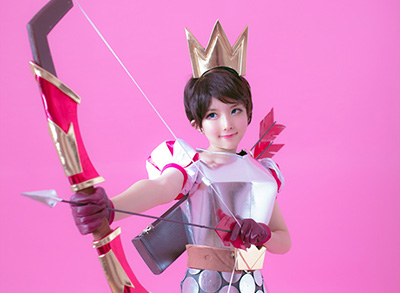 部落冲突皇室战争公主可爱小萝莉cosplay