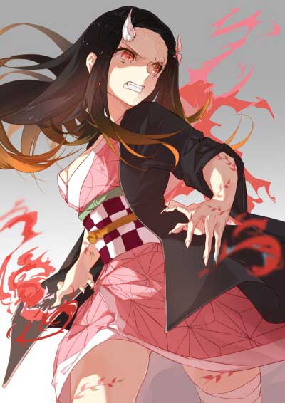 鬼灭之刃祢豆子福利图 祢豆子不咬竹筒也很美 鬼灭之刃祢豆子福利图 祢豆子不咬竹筒也很美