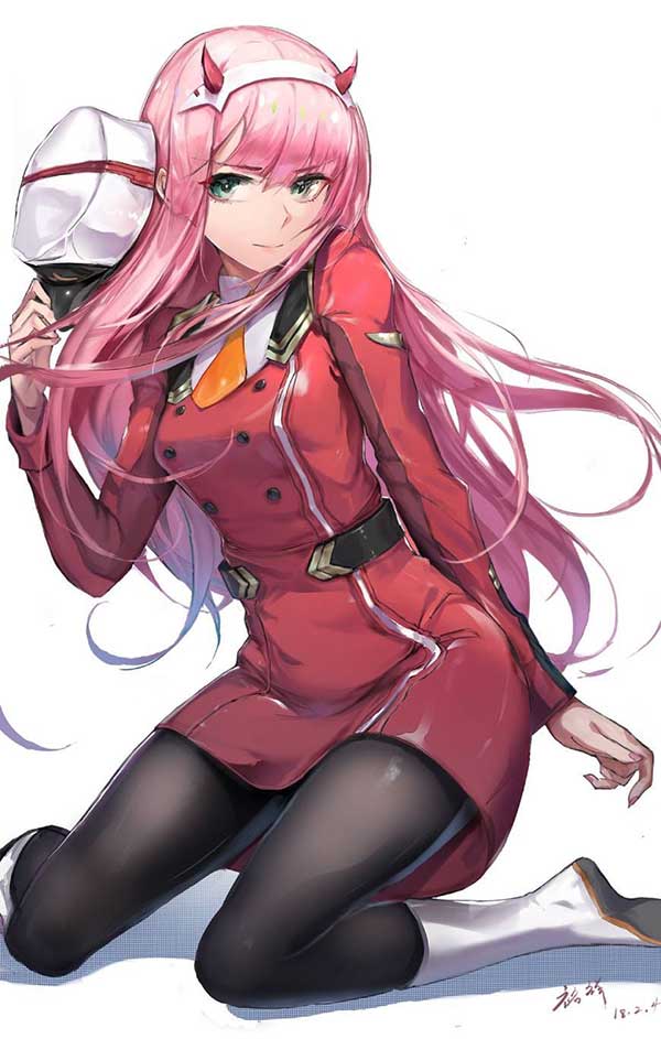 Darling in the FRANXX女主002本子美图 DARLING国家队壁纸