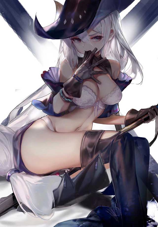 明日方舟异格斯卡蒂本子立绘 斯卡蒂手机壁纸