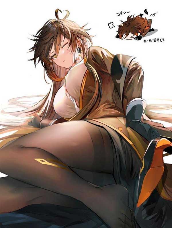 原神胡桃本子同人图 胡桃福利本