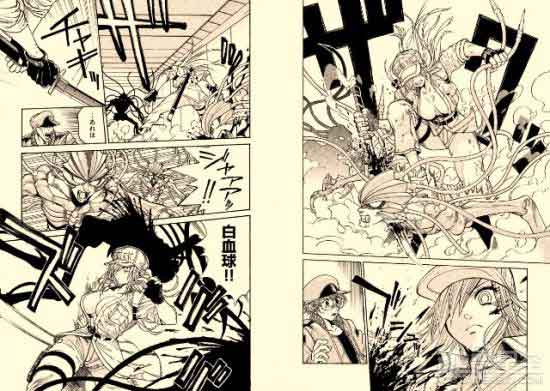 工作细胞黑暗版本子漫画 工作细胞Black巨乳白血球