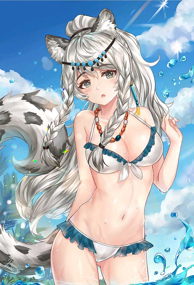明日方舟女干员泳装图立绘 泳装福利特辑合集