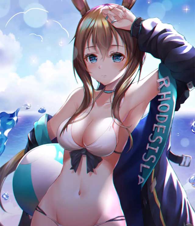 明日方舟女干员泳装图立绘 泳装福利特辑合集