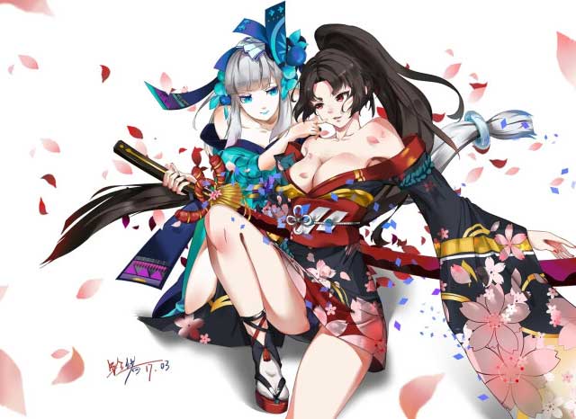 阴阳师妖刀姬本子福利 妖刀姬去衣图欣赏
