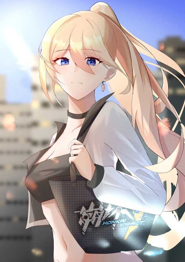 崩坏3幽兰黛尔美图 幽兰黛尔同人x本子