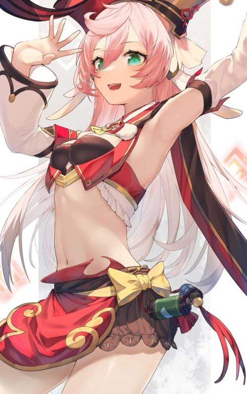 原神烟绯本子图 烟绯老婆同人图