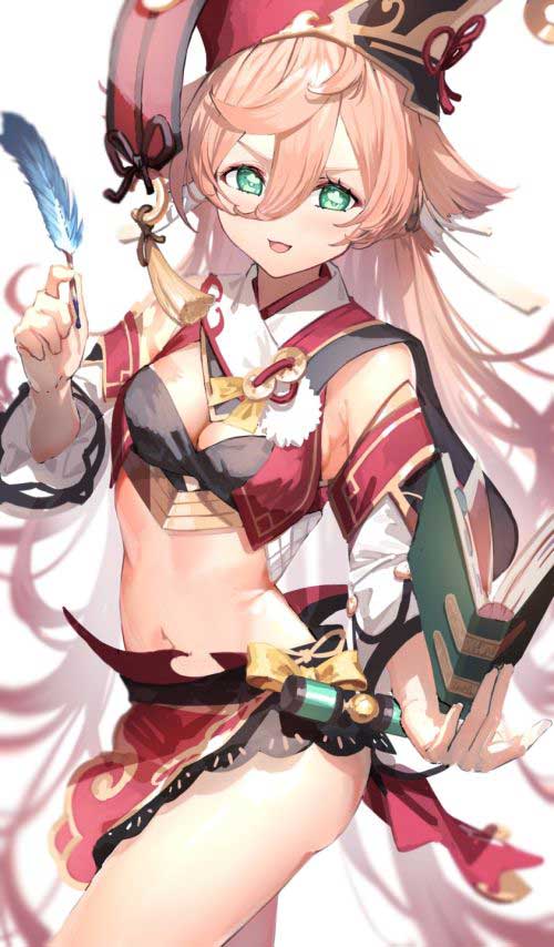 原神烟绯本子图 烟绯老婆同人图