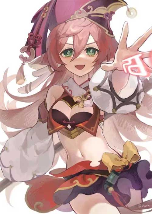 原神烟绯本子图 烟绯老婆同人图