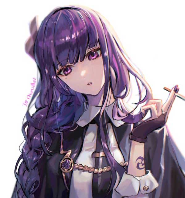原神雷电将军同人图#P站本子