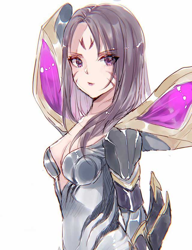 lol英雄联盟卡莎本子 虚空之女卡莎同人图