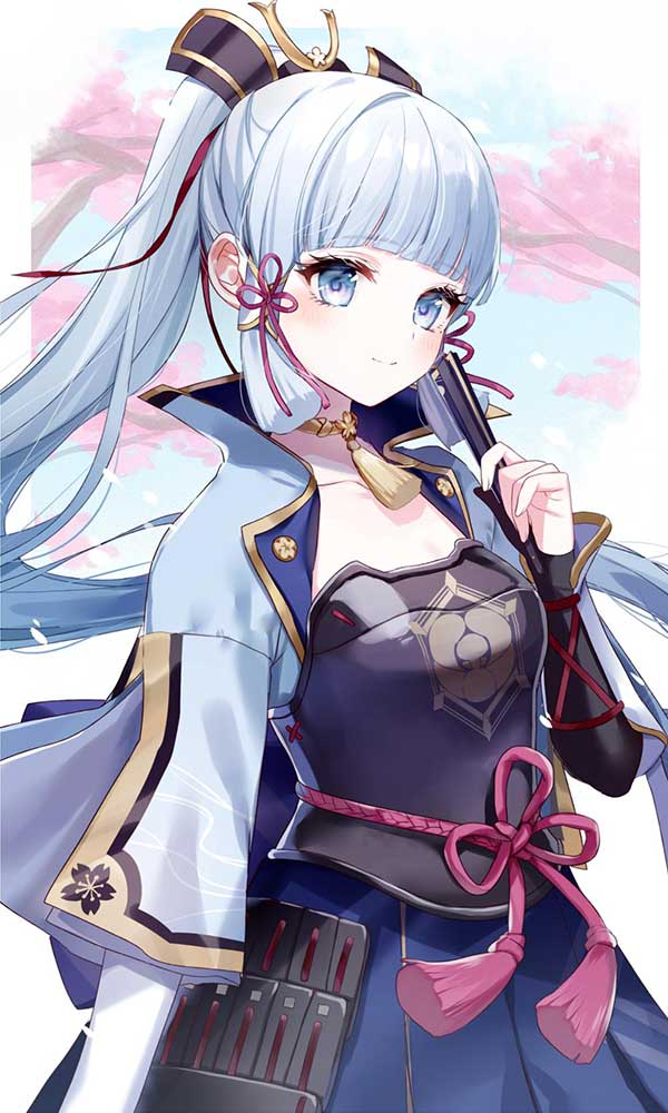 原神神里绫华手机壁纸 神里绫华全彩本子