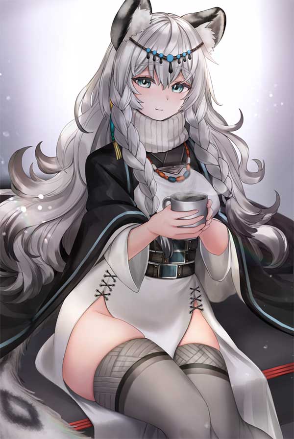 明日方舟初雪同人绅士图 初雪涩图二次元图