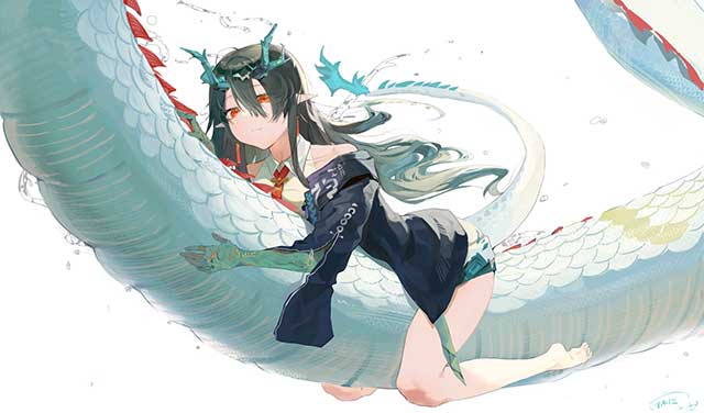 明日方舟夕的本子 夕同人立绘图