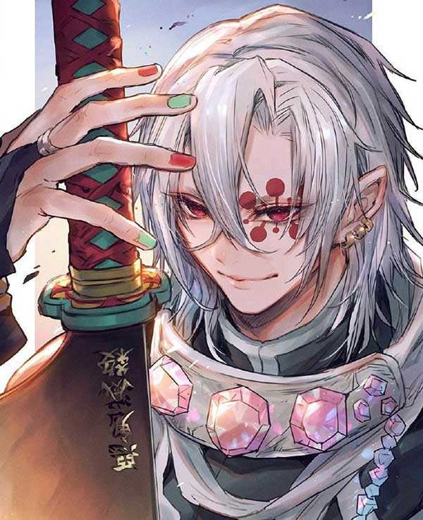 鬼灭之刃 音柱 宇髄天元 音柱三个老婆图片