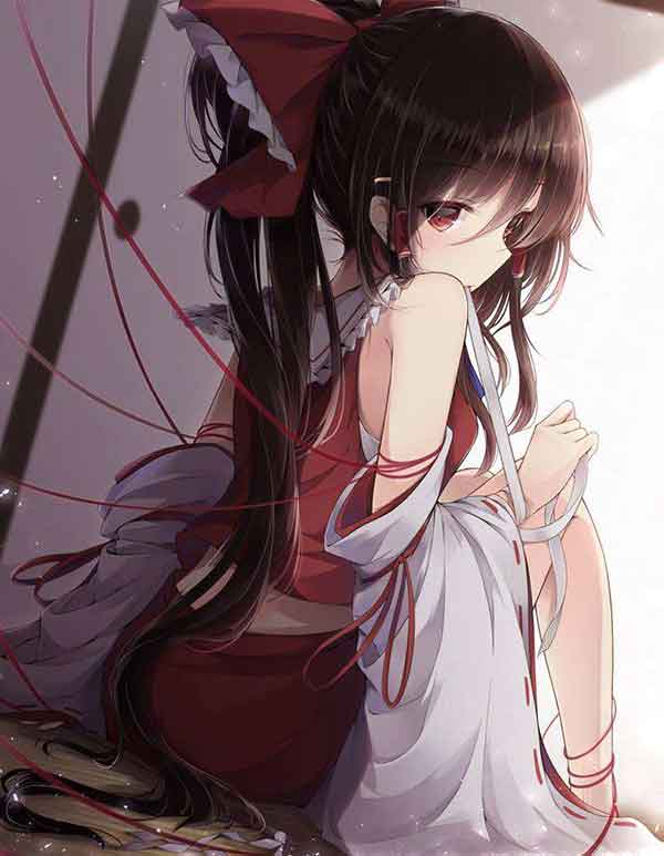 二次元巫女博丽灵梦同人二创作品图分享
