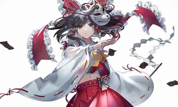 二次元巫女博丽灵梦同人二创作品图分享
