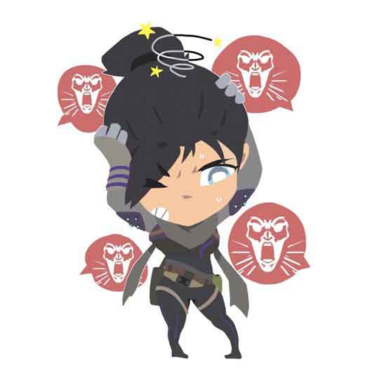 Apex英雄Q版同人头像 Q版卡通头像大全