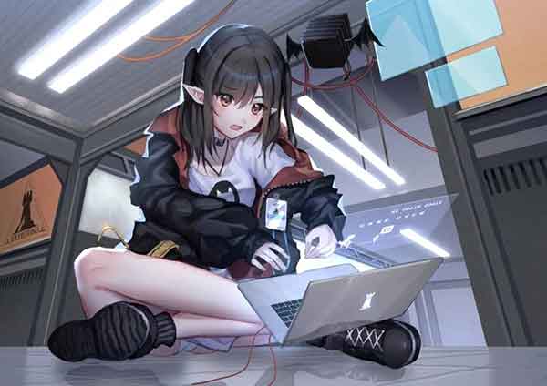 明日方舟可露希尔同人涩图福利美图