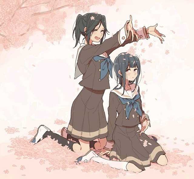 利兹与青鸟伞木希美与铠冢霙同人cp插画壁纸漫画图集