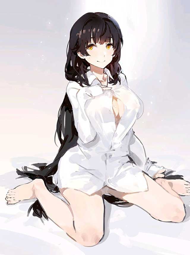 少女前线95式泳装大破未和谐皮肤立绘 95式夏鸣蝉和谐前