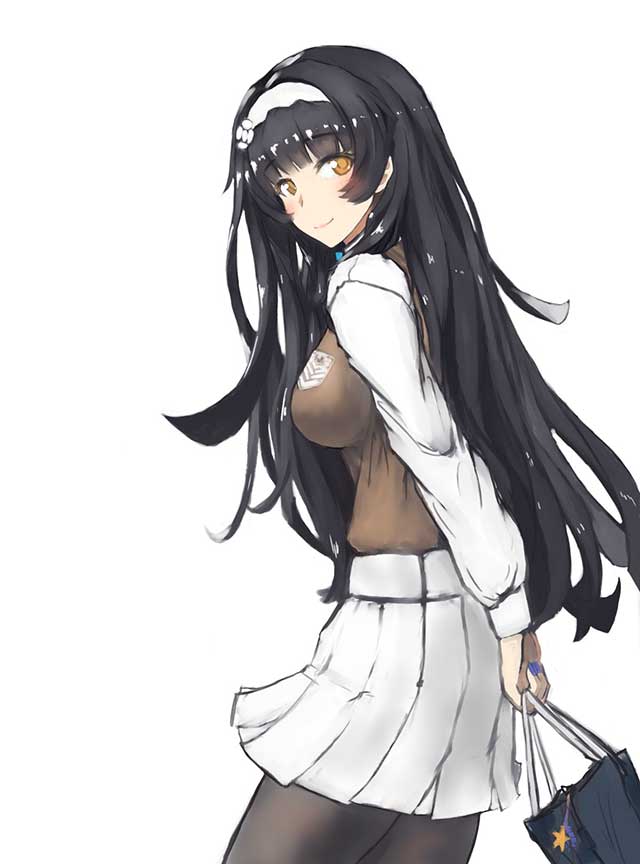 少女前线95式泳装大破未和谐皮肤立绘 95式夏鸣蝉和谐前
