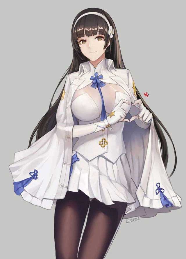 少女前线95式泳装大破未和谐皮肤立绘 95式夏鸣蝉和谐前