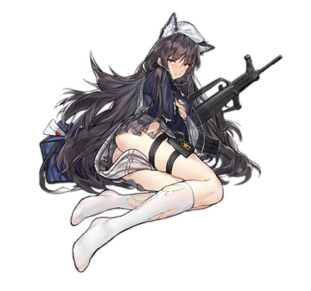 少女前线95式泳装大破未和谐皮肤立绘 95式夏鸣蝉和谐前