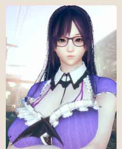 AI少女MOD下载：长发眼镜御姐少女