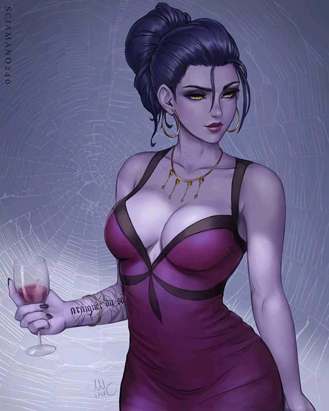 守望先锋黑百合同人H图 黑寡妇福利图集