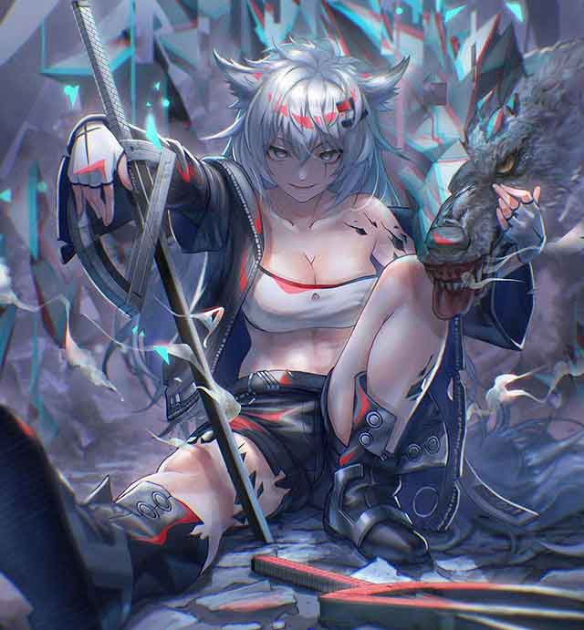 明日方舟拉普兰德同人福利图#p站