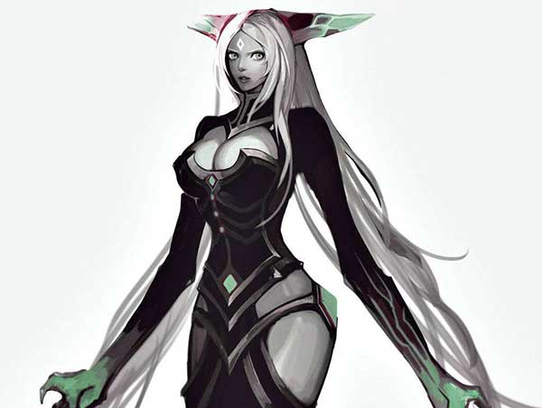 LOL冰霜女巫丽桑卓同人漫画图