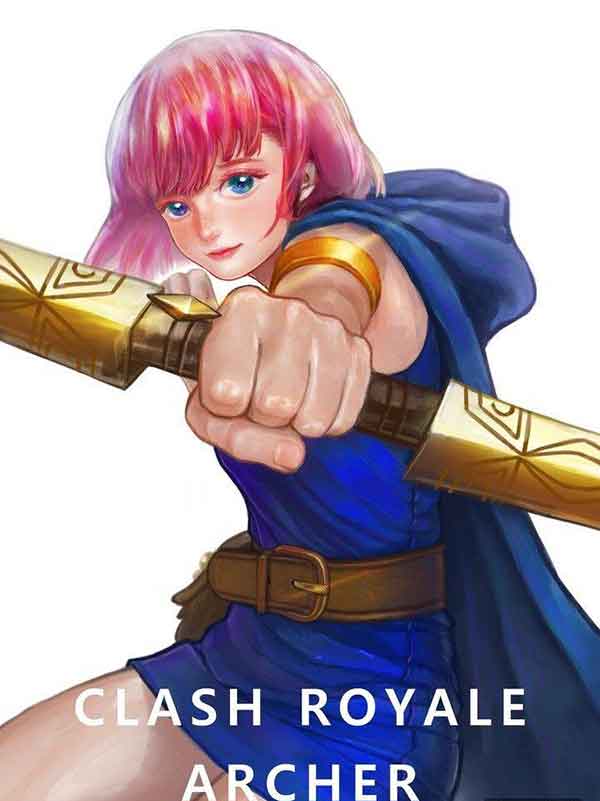 皇室战争精美同人漫画 cr同人竖版壁纸