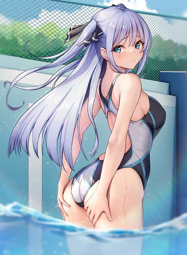 水莲和紫苑游戏人物cg立绘 人设画风精美