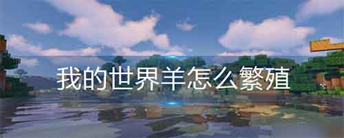 我的世界羊怎么繁殖 羊繁殖攻略