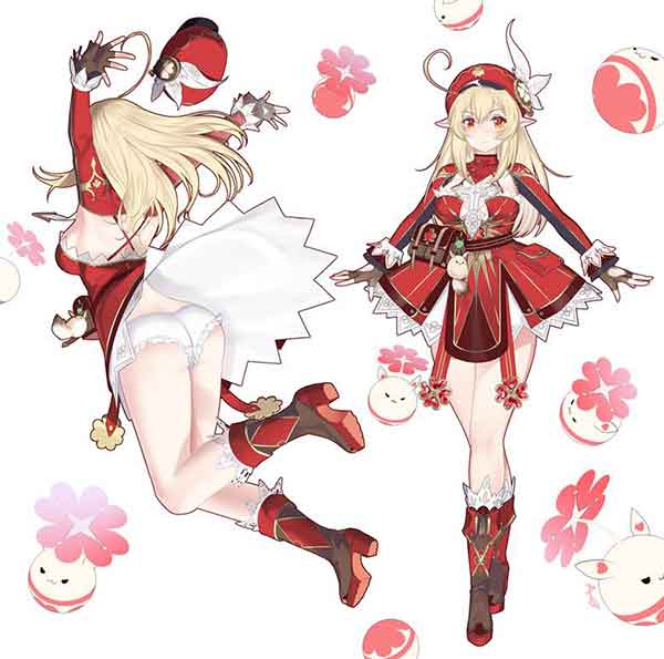 原神成年可莉同人图 小萝莉长大变美少女
