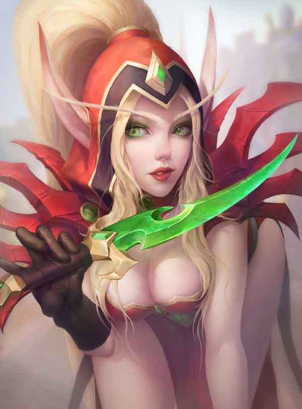 炉石传说女角色同人美图壁纸