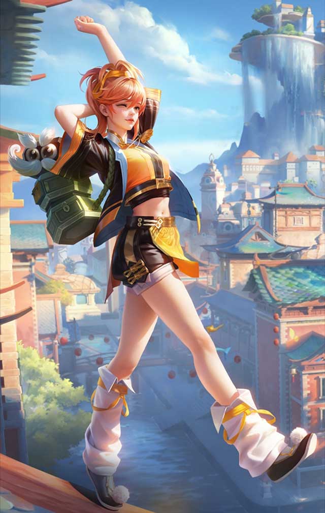 王者荣耀姬小满美图壁纸高清，元气美少女