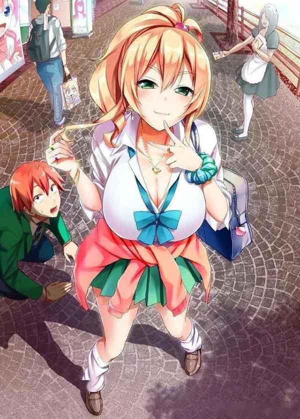 第一次的辣妹八女由佳奈美图，卖肉喜剧动漫