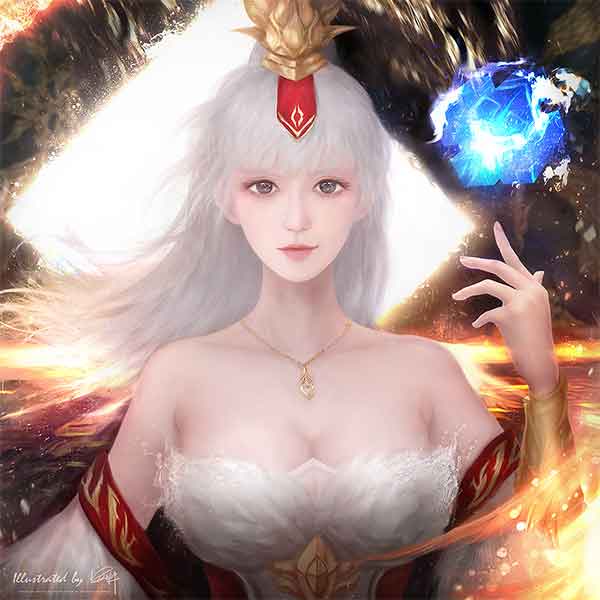 王者荣耀王昭君同人写实插画壁纸分享