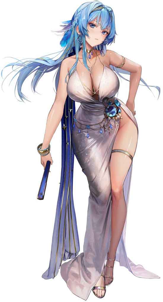 nikke胜利女神海伦礼服皮肤立绘图分享