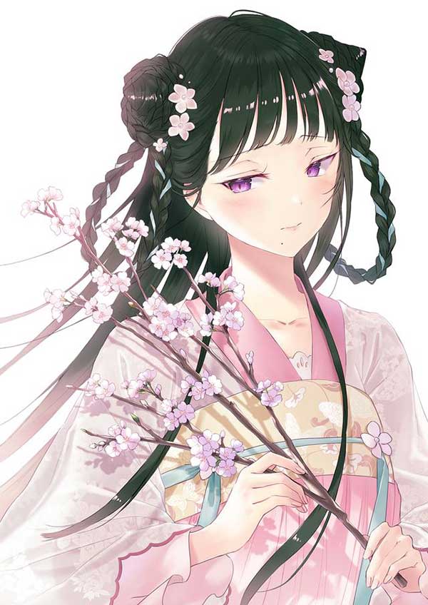 二次元古风动漫美少女图 古风女生动漫壁纸分享