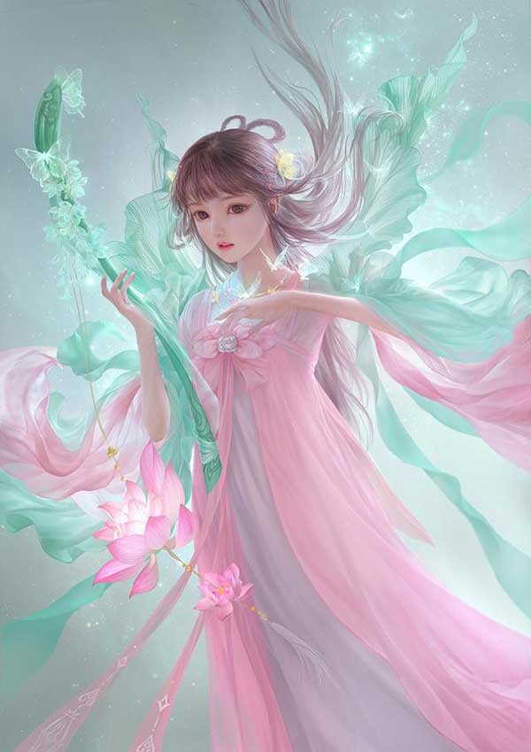 二次元古风动漫美少女图 古风女生动漫壁纸分享