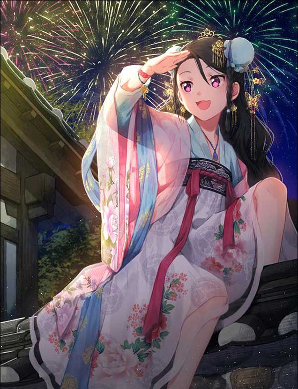 二次元古风动漫美少女图 古风女生动漫壁纸分享
