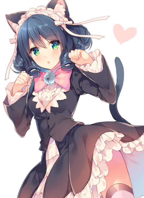二次元猫耳美女性感可爱图，猫耳娘喜欢吗？