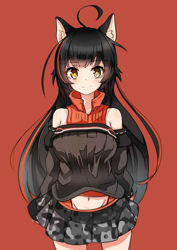 二次元猫耳美女性感可爱图，猫耳娘喜欢吗？
