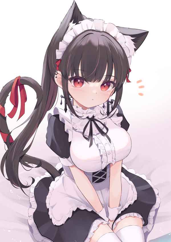 二次元猫耳美女性感可爱图，猫耳娘喜欢吗？
