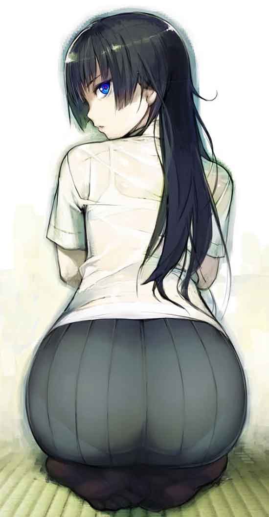 二次元美臀美图欣赏，宅男臀控最爱#动漫美臀