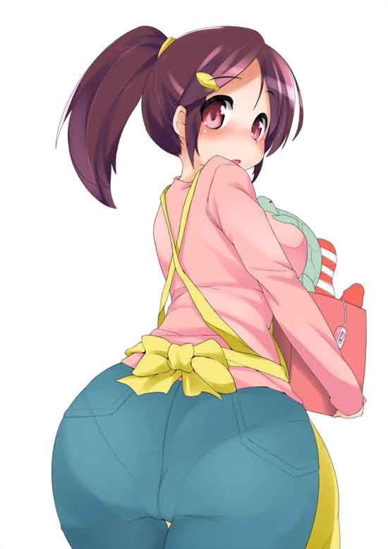二次元美臀美图欣赏，宅男臀控最爱#动漫美臀